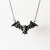 Punk Flying Bat Animal Metal Pendant Necklace Gothic Hip Hop Rap Jewelry Gift Lady Gorgeous Cool Accessories