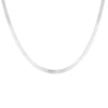 Punk Gold Flat Blade Chain Collar Choker Necklace Women Sexy Snake Chain Jewelry Gift