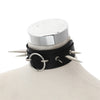 Punk Goth Spiked Choker Collar Black Pu Leather Emo Gothic Accessories Woman Cosplay Chocker Jewelry