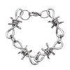 Punk Gothic Alloy Barbed Wire Brambles Necklace Jewelry Women Men Unisex Women Men's Jewelry Accessoies