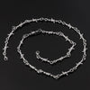 Punk Gothic Alloy Barbed Wire Brambles Necklace Jewelry Women Men Unisex Women Men's Jewelry Accessoies