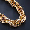 Punk Gothic Big Chunky Chain Choker Necklace Collar Accessories Rock Men Cuban Thick Twist Chain Necklace for Women Jewelry