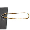 Punk Handmade Natural Stone Beads Short Necklace Antique Skull Gothic Beaded Necklace For Men Neckless Jewelry Homme