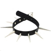 Punk Harajaku Big Metal Spike Rivets Rock Gothic Chokers PU Leather Stud Collar Choker Necklaces Hip Hop Rave Statement Jewelry