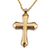 Punk Large Cruz Pendant Necklace For Men Male Stainless Steel Shiny Waterproof Boyfriend Gift