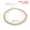 Punk Link Chain Choker Necklace For Women Men Charm Necklace Collares Jewelry Gold Color Thick Chain Necklace Big chocker