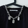 Punk Lock Chain necklace women/men Gothic chain choker collar goth Padlock pendant necklace 2021 emo trendy jewelry