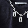 Punk Lock Chain necklace women/men Gothic chain choker collar goth Padlock pendant necklace 2021 emo trendy jewelry