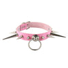 Punk Long Spiked Choker Faux Leather Collar For Girls  Cool Rivets Chocker Goth Style Necklace  Jewelry Gothic  Accessories