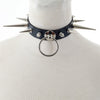 Punk Long Spiked Choker Faux Leather Collar For Girls  Cool Rivets Chocker Goth Style Necklace  Jewelry Gothic  Accessories