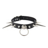 Punk Long Spiked Choker Faux Leather Collar For Girls  Cool Rivets Chocker Goth Style Necklace  Jewelry Gothic  Accessories