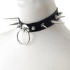 Punk Long Spiked Choker Faux Leather Collar For Girls  Cool Rivets Chocker Goth Style Necklace  Jewelry Gothic  Accessories