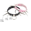 Punk Long Spiked Choker Faux Leather Collar For Girls  Cool Rivets Chocker Goth Style Necklace  Jewelry Gothic  Accessories