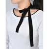 Punk Long Wide Black Velvet Ribbon Choker Bow Tie Simulated Pearl Beads Charm Collar Necklace Gothic Jewelry Year Gifts