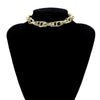 Punk Metal Chain Choker Necklace Women Goth Clavicle Chain Necklace Charm Collar Statement Necklace Hip Hop Jewelry Female
