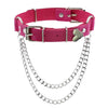 Punk Metal Tassel Rose Color Choker Necklace Sexy Spiked Neck Strap Clavicle Collar Men Necklaces Hollween Women Y2K Jeweley