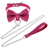 Punk Metal Tassel Rose Color Choker Necklace Sexy Spiked Neck Strap Clavicle Collar Men Necklaces Hollween Women Y2K Jeweley
