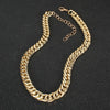 Punk Necklace & Pendant Gold Metal Thick Collar Party Jewelry  Gargantilla Signle Chain Choker For Women Bulk
