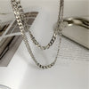 Punk style metal gold simple Geometric Clavicle Sweater Chain for men and women Necklace Party banquet Jewelry