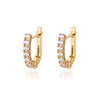 Punk Pin Earrings for Women Girls Stainless Steel Unique Design Paperclip Safety Stud Earrings 2023 Trend Couple Jewerly