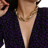 Punk Simple Chunky Chain Necklaces for Women Goth Thick Chain on the Neck Statement Choker Necklace Men Couple Jewelry