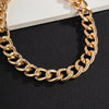 Punk Simple Chunky Chain Necklaces for Women Goth Thick Chain on the Neck Statement Choker Necklace Men Couple Jewelry