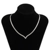 Punk Simple Flat Blade Snake Link Chain Choker Necklace Women  Clavicle Metal Simple Collares Necklace Jewelry 2021