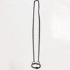Punk Simple Metal Short Necklace Copper Alloy Spiral Buckle Pendant Necklace Man Woman Jewelry Choker Accessories 2021