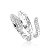 Punk Snake Ring for Women Trend Jewelry Gift 2022 Gold Siver Color Stereoscopic Opening Adjustable Rings