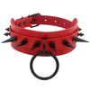 Punk Spike Oversized Choker necklace Sexy Pu leather women Collar Bondage Goth Belt Choker necklaces Gothic necklace jewelry