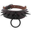 Punk Spike Oversized Choker necklace Sexy Pu leather women Collar Bondage Goth Belt Choker necklaces Gothic necklace jewelry