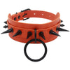 Punk Spike Oversized Choker necklace Sexy Pu leather women Collar Bondage Goth Belt Choker necklaces Gothic necklace jewelry