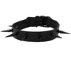 Punk Spike Oversized Choker necklace Sexy Pu leather women Collar Bondage Goth Belt Choker necklaces Gothic necklace jewelry
