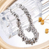 Punk Stainelss Steel Beaded Chain Bracelet Wristband Chunky Heavy Metal Bracelet Gothic Bangles for Women Men Jewelry