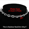 Punk Stainless Steel Choker Necklace For Women Silver Color Short Big Thick Neck Chain Chokers Necklaces Jewelry Neckless 2021