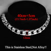 Punk Stainless Steel Choker Necklace For Women Silver Color Short Big Thick Neck Chain Chokers Necklaces Jewelry Neckless 2021
