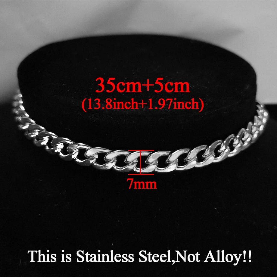1meter Golden Color Stainless Steel Chains For Jewelry Making Diy Necklace  Bracelet Choker Chain - Temu