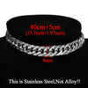 Punk Stainless Steel Choker Necklace For Women Silver Color Short Big Thick Neck Chain Chokers Necklaces Jewelry Neckless 2021