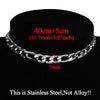 Punk Stainless Steel Choker Necklace For Women Silver Color Short Big Thick Neck Chain Chokers Necklaces Jewelry Neckless 2021
