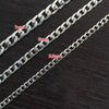 Punk Stainless Steel Necklace for Men Women Cuban Link Chain Chokers Hiphop VintageTone Solid Metal