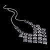 Punk Statement Aluminium Alloy Sequins Pendant Long Choker Necklace Pendant Neck Collar Necklaces for Women Jewelry