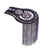 Punk Style Brooch Small Suit Shoulder Strap Multi Tassel Epaulet Epaulette Shirt Clothing Decor Epaulet Accessories DIY Jewelry