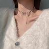 Punk Style Butterfly Choker Clavicle Necklace Jewelry Women Neck Chain Gothic Hip Hop Link Chain Necklace Collares Mujer Jewlery