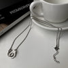 Punk Style Handcuff Necklace for Women Men Jewelry Lover's Collares FREEDOM Choker Valentine's Day Couple Gifts