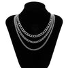 Punk Thick Links Chains Necklace on the Neck Hip Hop Layered Choker Necklaces for Women Men's Necklaces Set 2021 Jewelry