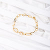 Punk Thick Stainelss Steel Chain Bracelet for Women Men Gold Wristband Bracelet Gothic Bangles Trend Jewelry 2022