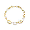 Punk Thick Stainelss Steel Chain Bracelet for Women Men Gold Wristband Bracelet Gothic Bangles Trend Jewelry 2022