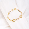 Punk Thick Stainelss Steel Chain Bracelet for Women Men Gold Wristband Bracelet Gothic Bangles Trend Jewelry 2022