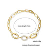 Punk Thick Stainelss Steel Chain Bracelet for Women Men Gold Wristband Bracelet Gothic Bangles Trend Jewelry 2022