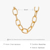 Punk Vintage Exaggerated Heavy Metal Big Thick Chain Choker Necklace Women Night Club Jewelry Female Chocker Collier